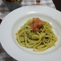 ハラペコまぁ。's cooksnap of when they made 混ぜて和えるだけ♪アボカド明太子パスタ.