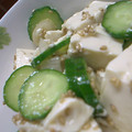 twin-twin's cooksnap of when they made らっきょときゅうりとかいわれのごま油奴.