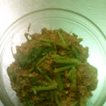 ｋａｍｉｙａｍａ's cooksnap of when they made からし菜と魚介缶☆マヨマスタード和え.
