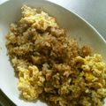 みかん由紀's cooksnap of when they made お手軽！きなことふりかけのチャーハン.