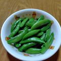ひとみまきこ's cooksnap of when they made 時短！レンジで1分♪スナップエンドウ.