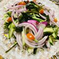 ボブナナ's cooksnap of when they made 紫たまねぎと海藻サラダ.