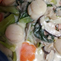 ドラミＳＰ's cooksnap of when they made 簡単❤青梗菜＆エリンギ＆ハムのクリーム煮.