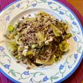 ブランディ's cooksnap of when they made 中国本場の味！高菜うどん〜雪菜肉糸麺.