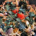 秀狼1011's cooksnap of when they made ランチに！簡単♪和風な明太子パスタ.