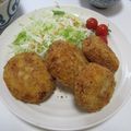 けちょんり's cooksnap of when they made ポテトコロッケ♪.