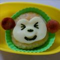 kitty67's cooksnap of when they made キャラ弁☆うさぎサンとおさるサン.