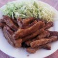 さくら＆美咲ママ's cooksnap of when they made ☆こってり　とんてき☆.