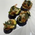 petitart's cooksnap of when they made ＊なすのツナ味噌チーズ焼き＊.