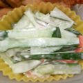 犬神佐清's cooksnap of when they made ***ワサビツン★カニかまキュウリ***.