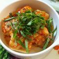Eせぶん's cooksnap of when they made 厚揚げのキムチチーズ田楽.