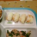 usaco3's cooksnap of when they made 我が家のおむすび①桜海老の胡麻にぎり.