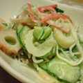 たもたん's cooksnap of when they made ぱぱっと副菜☆きゅうりとチクワのサラダ.