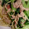 薺ネコ's cooksnap of when they made 梅と小松菜のさっぱりパスタ.