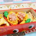yukanosuke's cooksnap of when they made お弁当に♪♡ウィンナーでひまわり♡.
