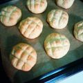 ＊ｓａｎａｈｉｍｅ＊'s cooksnap of when they made さくふわHMでおからメロンパン.
