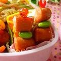 ジュリネ☆'s cooksnap of when they made お弁当に★ウインナーと枝豆のピンチョイス.