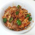 ダイナソーとペンギン's cooksnap of when they made お弁当に✿ピーマン豚キムチ.