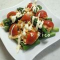 Ｒica's cooksnap of when they made アスパラと炒り卵のサラダ.