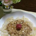 hitoes's cooksnap of when they made お肉いっぱい風！ほぼ豆腐で肉味噌うどん.