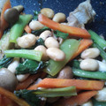 kazyue's cooksnap of when they made 小松菜とひじきの柚子胡椒ポン酢炒め.