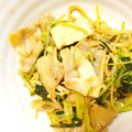 あずりんこん's cooksnap of when they made 水菜と豚肉の炒めもの.