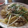 マロハチ's cooksnap of when they made 薬味と豚しゃぶ和風パスタ.