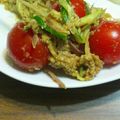 こくりゅー's cooksnap of when they made プチトマトのみょうがでサッパリ胡麻和え☆.