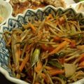 のんたん060212's cooksnap of when they made きんぴらにはネギもいれて～！.