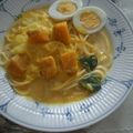 reonminineko's cooksnap of when they made かぼちゃクリームスパゲッティ.
