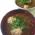 sonop's cooksnap of when they made 鶏団子の味噌汁.