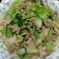 ゆきんこgogo's cooksnap of when they made チンゲン菜と豚肉のうまうま炒め♪.