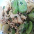 kazyue's cooksnap of when they made そら豆と卵の塩炒め.