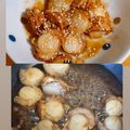 柴犬のお顔☆'s cooksnap of when they made フライパン１つで♬ベビーホタテの照焼き.