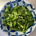 クックO0V7MK☆'s cooksnap of when they made ☆超簡単！めちゃうま大根の葉サラダ！.