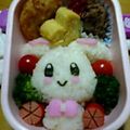 ちなちなさん's cooksnap of when they made キャラ弁☆ウサギちゃん弁当♪.