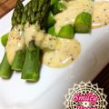 【満腹口福】's cooksnap of when they made アスパラのチーズマスタードだれ.