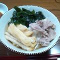hirolinco☆'s cooksnap of when they made 覚書：豚肉と油揚げのきしめん.