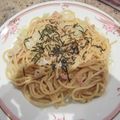 mycatail's cooksnap of when they made ツナとキャベツのスパゲティ.