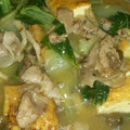 swallow76's cooksnap of when they made 激ウマ☆厚揚げとひき肉とキャベツのうま煮.