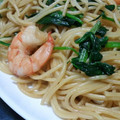 しょこ②'s cooksnap of when they made エビとほうれん草の和風パスタ♪.