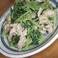 かんぽちゃん's cooksnap of when they made 水菜とささみの簡単サラダ☆.