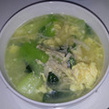 知沙恵's cooksnap of when they made 青梗菜とふわふわ卵のスープ.