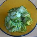 イシス女神's cooksnap of when they made No.35　きゅうりのナムル　韓国料理.