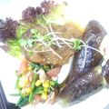 大阪のあゆみちゃん's cooksnap of when they made めんつゆでウマ♪フライパンde焼きナス風.
