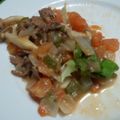 ゆっきぃりんご's cooksnap of when they made 牛肉とカラフル野菜のサラダ丼.