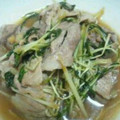 m_a_n_y_u's cooksnap of when they made 水菜と豚肉のさっぱり炒め.