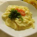 miyuki12's cooksnap of when they made 冷凍うどんであっと言う間のカルボナーラ★.