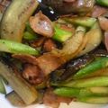 hinyako's cooksnap of when they made 簡単！茄子とアスパラの炒め物.