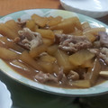 Isles's cooksnap of when they made 俺流！大根と豚肉の中華風うま煮.
